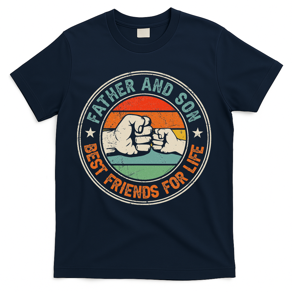 Father And Son Best Friends For Life Matching Father's Day T-Shirt