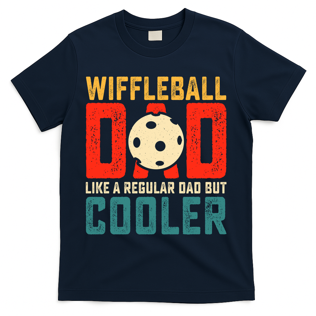 Cooler Wiffleball Dad Father's Day T-Shirt