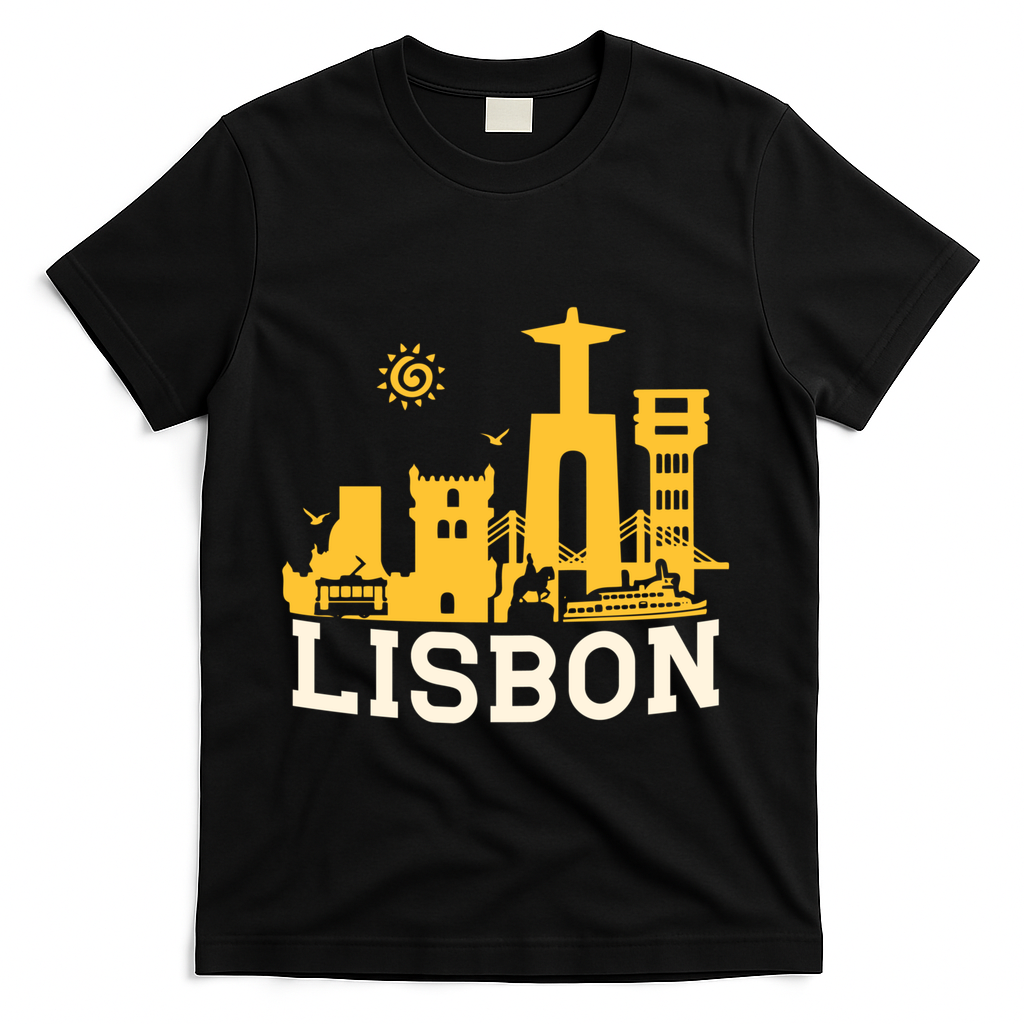 Lisbon Fish Restaurant Portugal Lisboa Portuguese Mom Gift T-Shirt