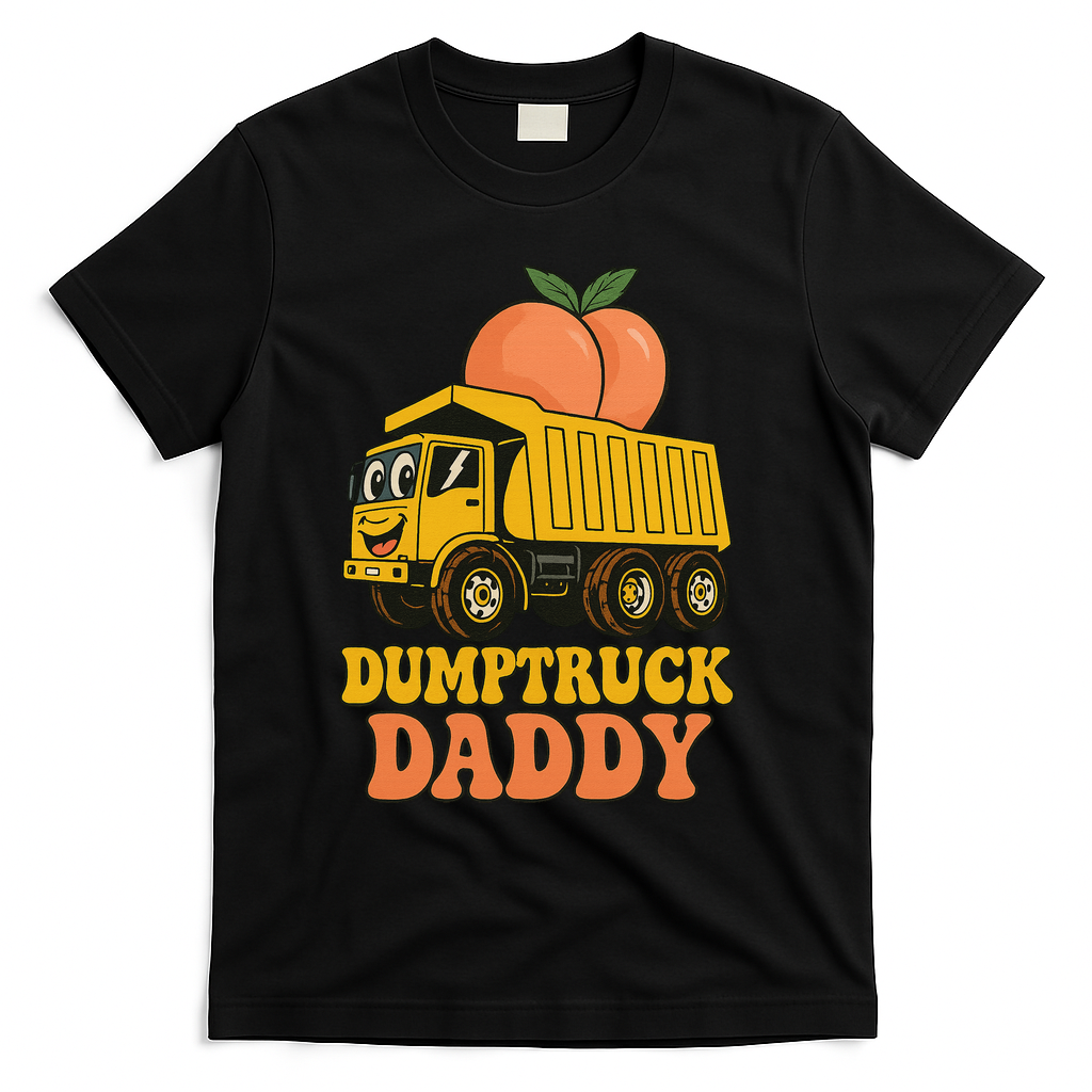 Dumptruck Daddy Funny Dad Fathers Day T-Shirt