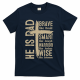 He Is Dad Religious Christian Bible Quote Father T-Shirt
