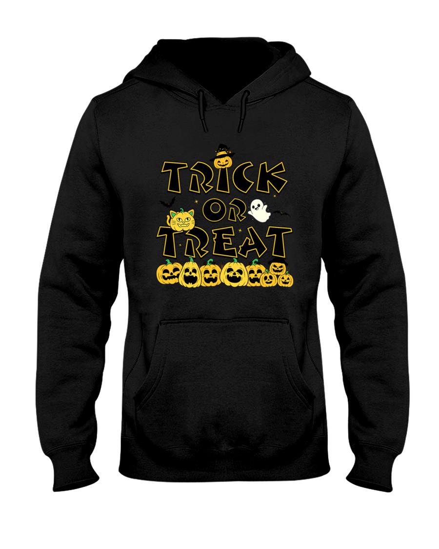 Trick Or Treat Pumpkin Cat Ghost Halloween Funny  Classic T-Shirt