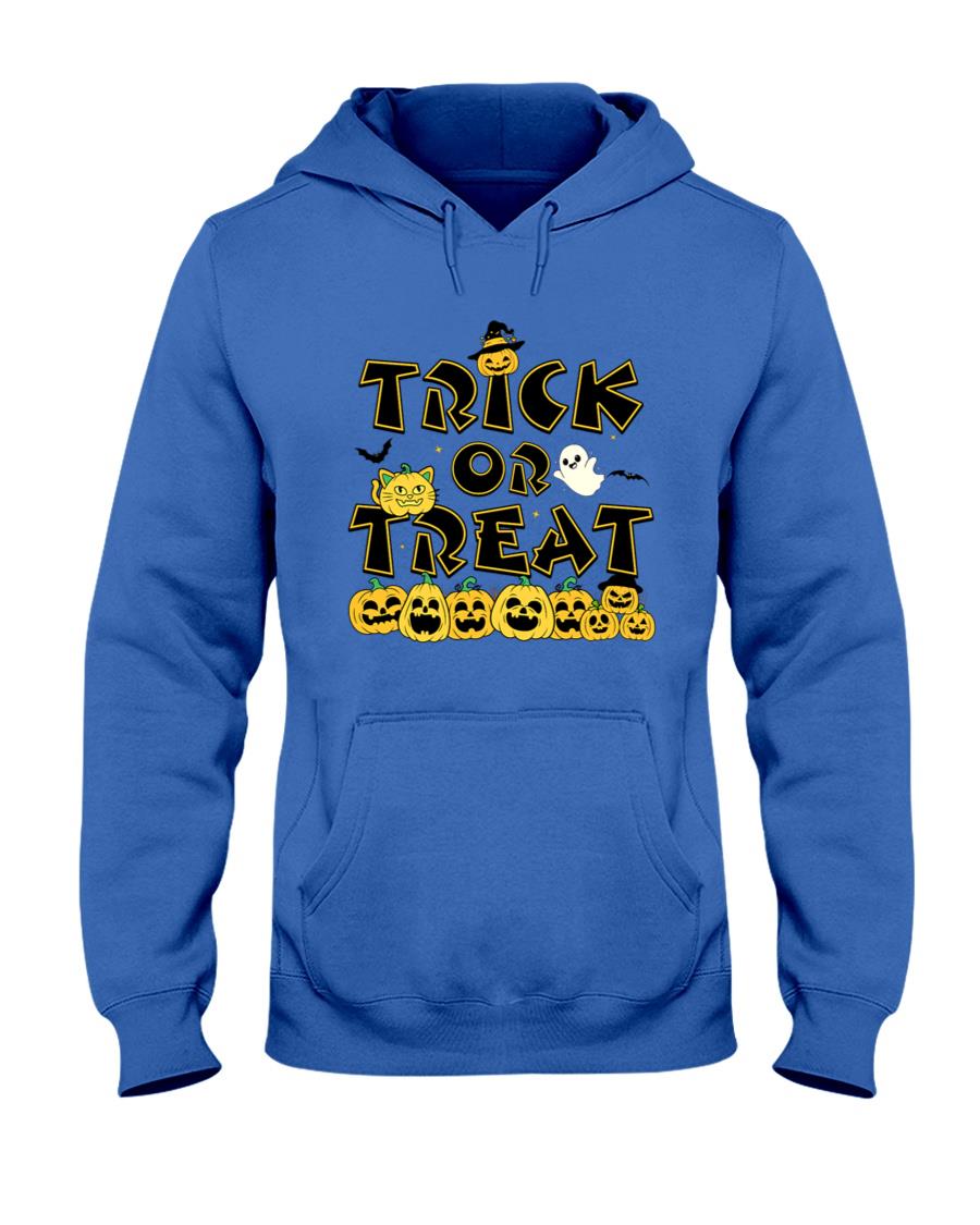 Trick Or Treat Pumpkin Cat Ghost Halloween Funny  Classic T-Shirt
