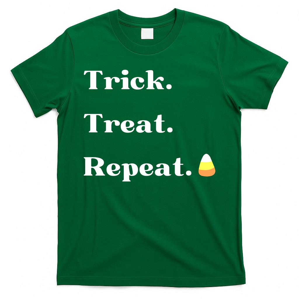 Trick. Treat. Repeat. Design for dark colors. Classic T-Shirt