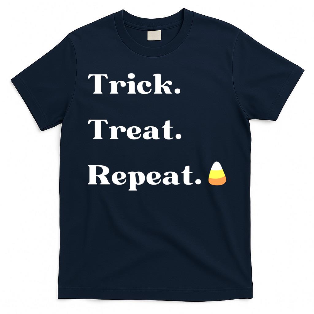 Trick. Treat. Repeat. Design for dark colors. Classic T-Shirt