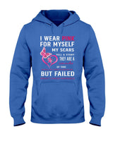 I Wear Pink For Myself My Scars But Failed Breast Cancer T-Shirt