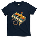 Retro Nostalgia - 80s 90s Retro Party Costume Nostalgia Cassette Tape Pencil T-Shirt