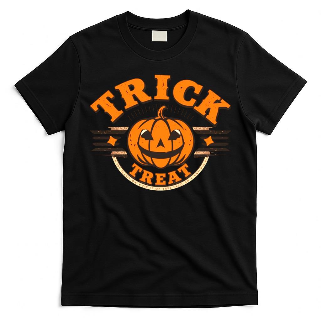 Retro Halloween Pumpkin Oversized T-Shirt