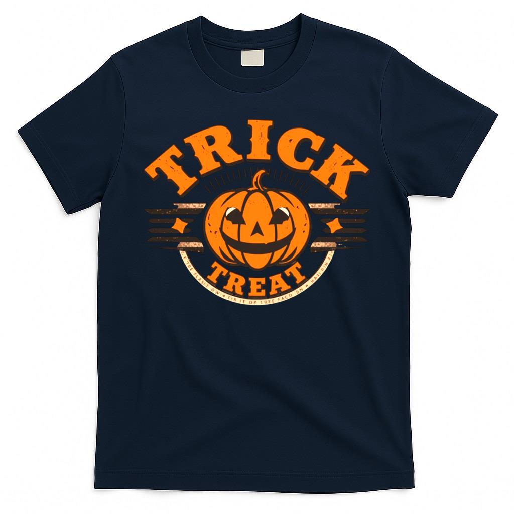 Retro Halloween Pumpkin Oversized T-Shirt