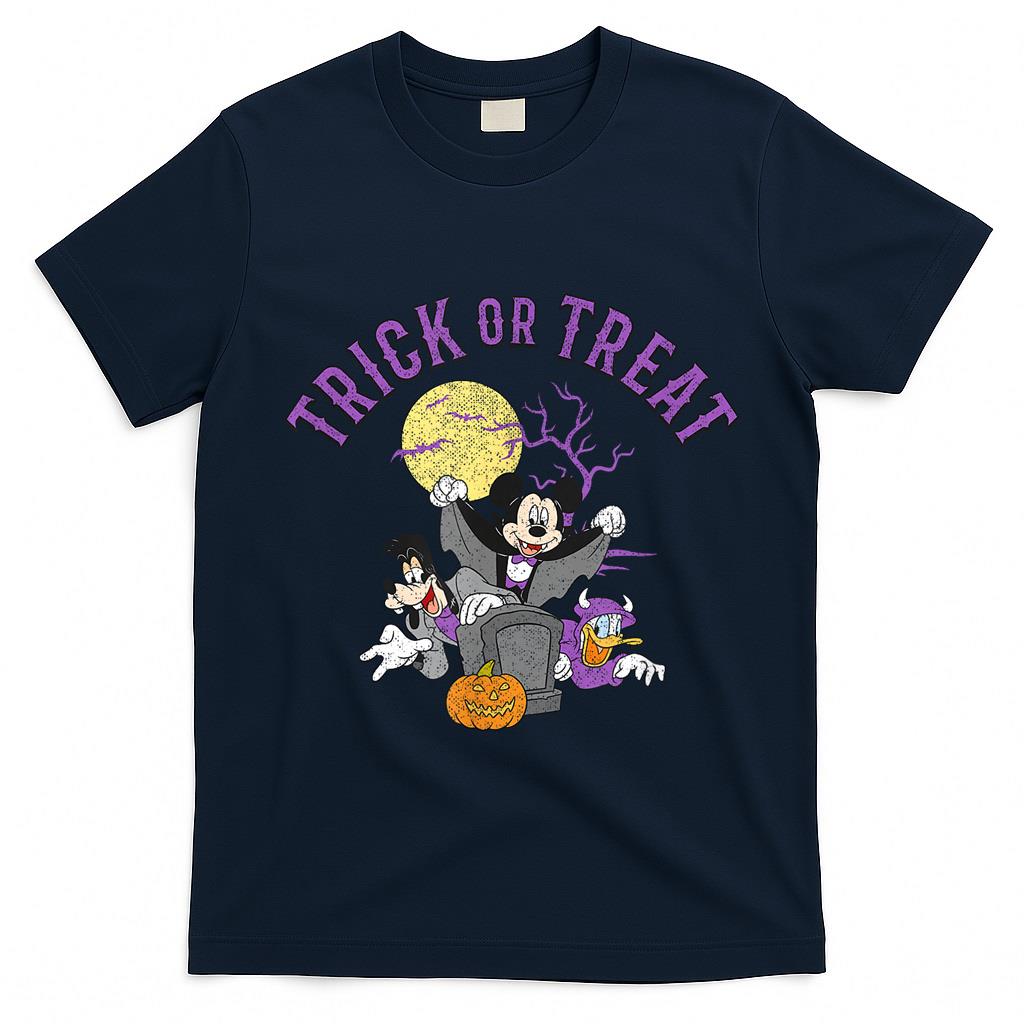 Disney Mickey and Friends Halloween Trick or Treat Group T-Shirt