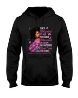 Breast Cancer Awareness Shirts Black Women Girl Pink Ribbon T-Shirt