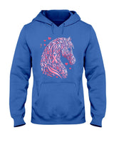 in October We Wear Pink Cute Horse Breast Cancer Awareness T-Shirt
