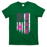Back The Pink Breast Cancer Awareness Flag Toddler Women Men T-Shirt