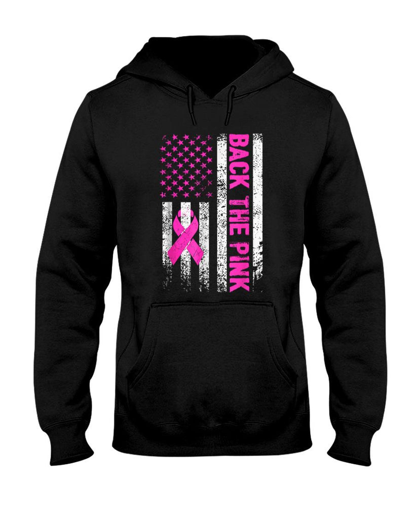 Back The Pink Breast Cancer Awareness Flag Toddler Women Men T-Shirt