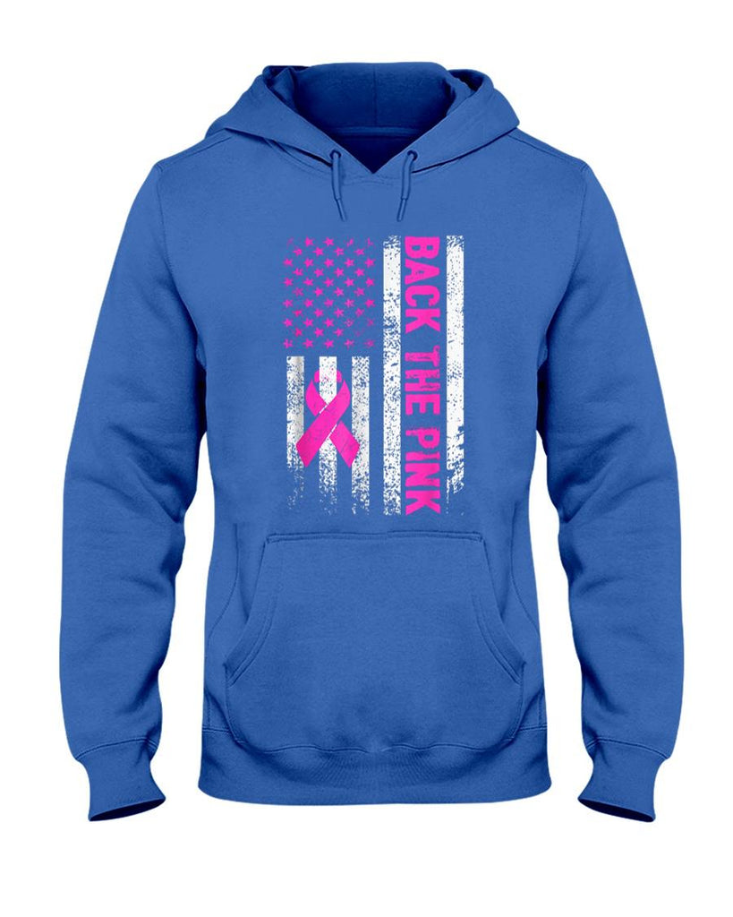 Back The Pink Breast Cancer Awareness Flag Toddler Women Men T-Shirt