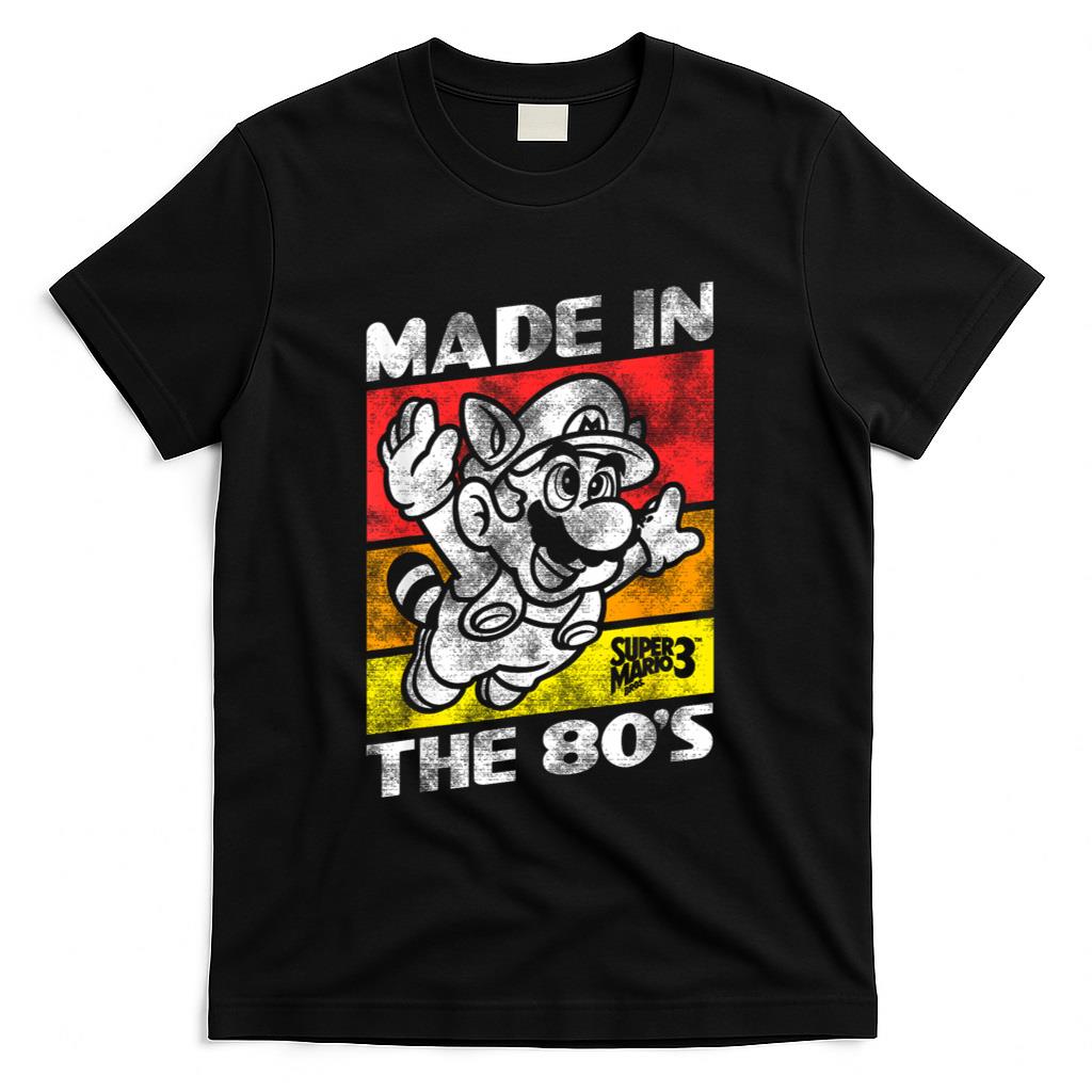Retro Nostalgia - Nintendo Super Mario 3 Made In The 80's Retro T-Shirt T-Shirt