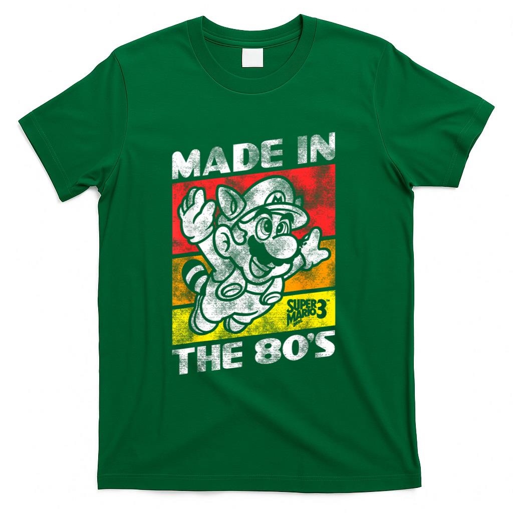 Retro Nostalgia - Nintendo Super Mario 3 Made In The 80's Retro T-Shirt T-Shirt