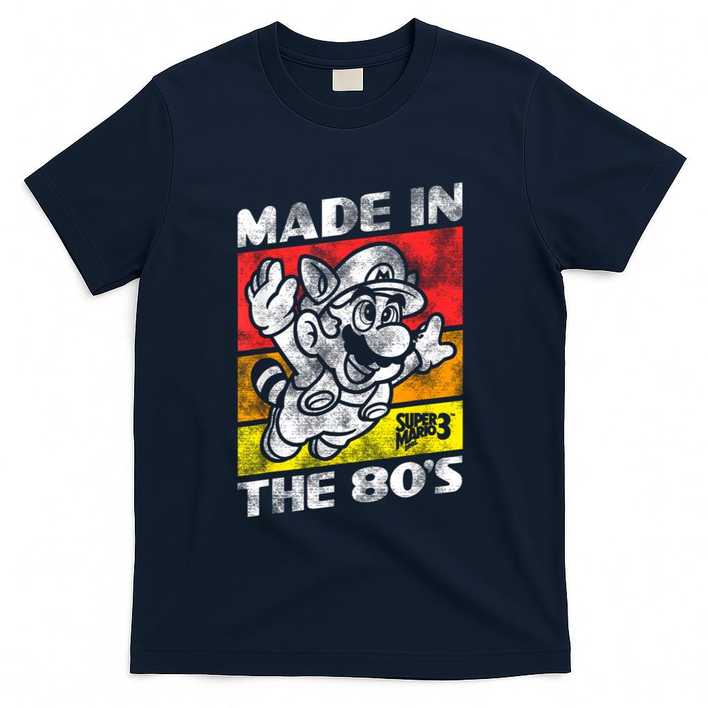 Retro Nostalgia - Nintendo Super Mario 3 Made In The 80's Retro T-Shirt T-Shirt