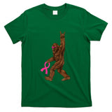 Bigfoot Breast Cancer Funny Sasquatch Pink Ribbon T-Shirt