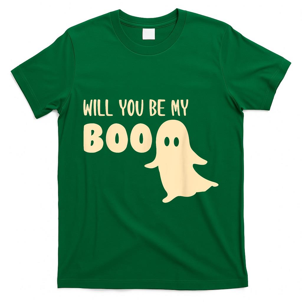 Cheesy Halloween Ghost Will You Be My Boo Trick Or Treat T-Shirt