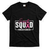 Support Squad Breast Cancer Awareness Pink Ribbon T-Shirt