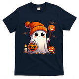 Ghost Halloween Cute Ghost Trick or Treat Candy Boys Girls T-Shirt
