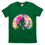 Funny Bigfoot Tie Dye Halloween october 31 trick or treat T-Shirt