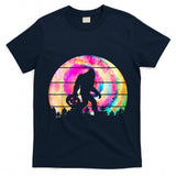 Funny Bigfoot Tie Dye Halloween october 31 trick or treat T-Shirt