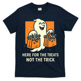 Here For The Treats Not The Trick Ghost Halloween Classic T-Shirt