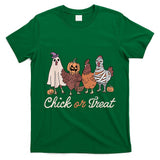 Chick Or Treat Halloween Witch Spooky Chicken T-Shirt