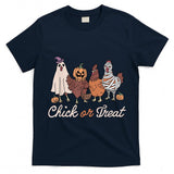 Chick Or Treat Halloween Witch Spooky Chicken T-Shirt