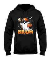 Bruh Ghost Halloween Shirts Kids Boys Ghost Trick Or Treat T-Shirt