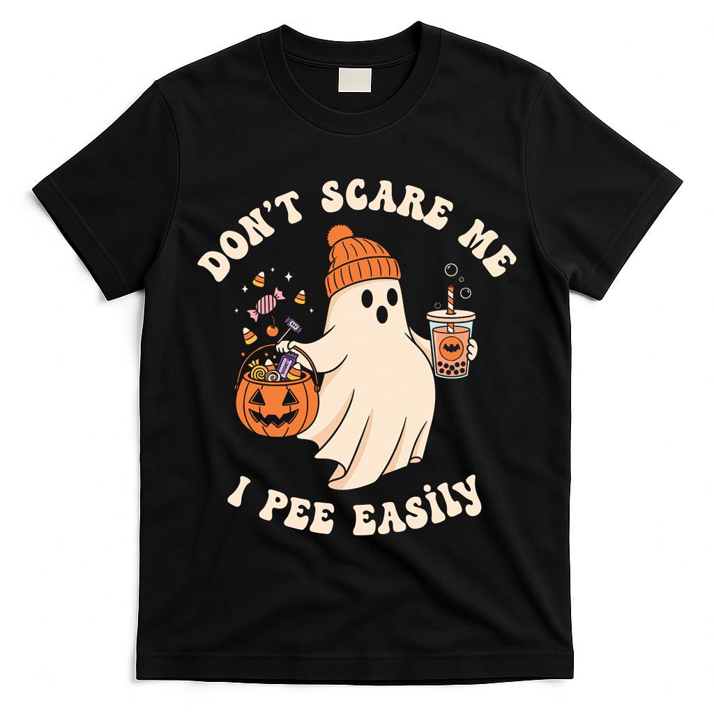Pregnant Ghost Trick Or Treat Dress Lazy Halloween Costume Long Sleeve T-Shirt