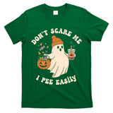 Pregnant Ghost Trick Or Treat Dress Lazy Halloween Costume Long Sleeve T-Shirt