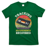 Retro Nostalgia - Womens Tracking Adjustments Required - Nostalgia VHS Retro Tape T-Shirt