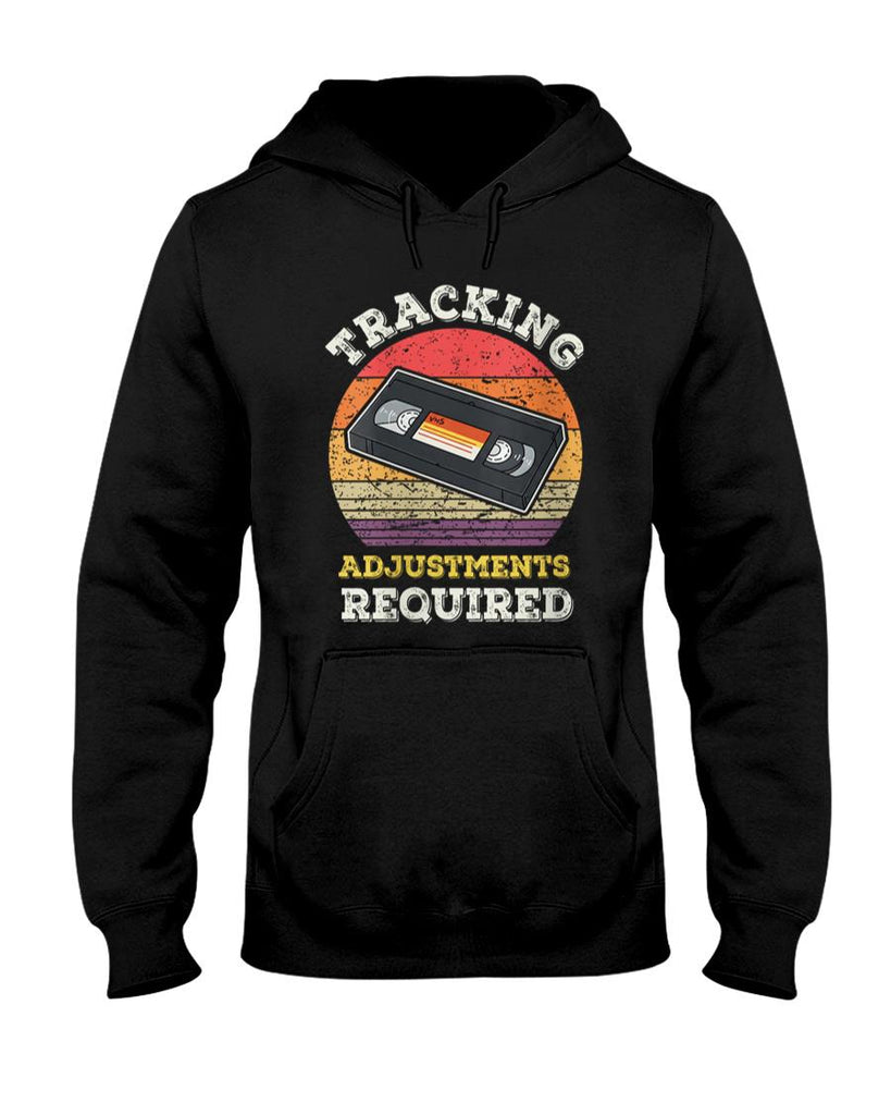 Retro Nostalgia - Womens Tracking Adjustments Required - Nostalgia VHS Retro Tape T-Shirt