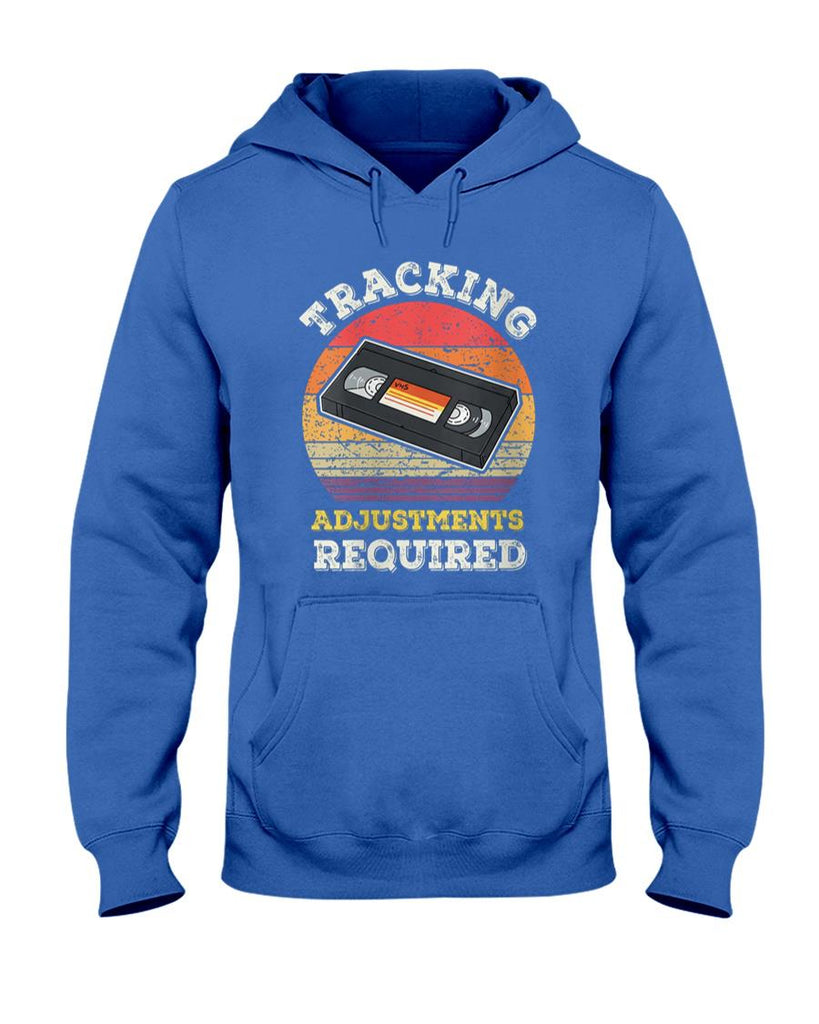 Retro Nostalgia - Womens Tracking Adjustments Required - Nostalgia VHS Retro Tape T-Shirt