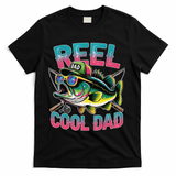 Reel Cool Dad Fishing Fisher Funny Fisherman Fathers Day T-Shirt