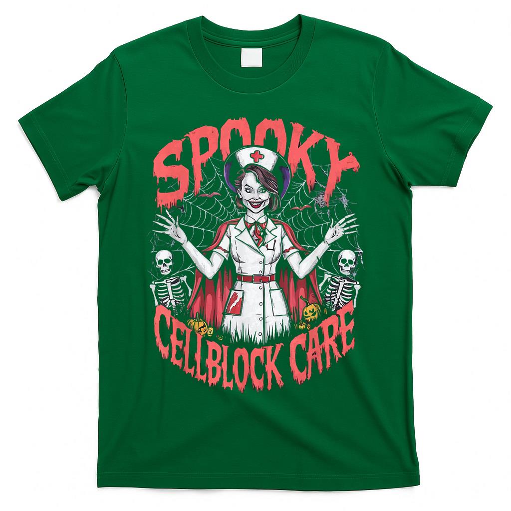 Correctional Nurse Halloween Spooky Nursing Trick Or Treat T-Shirt