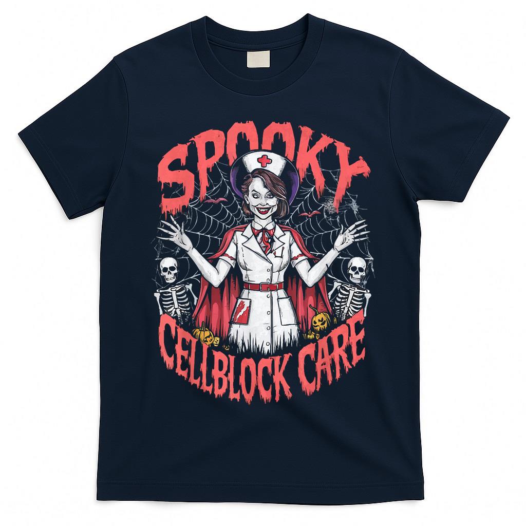 Correctional Nurse Halloween Spooky Nursing Trick Or Treat T-Shirt