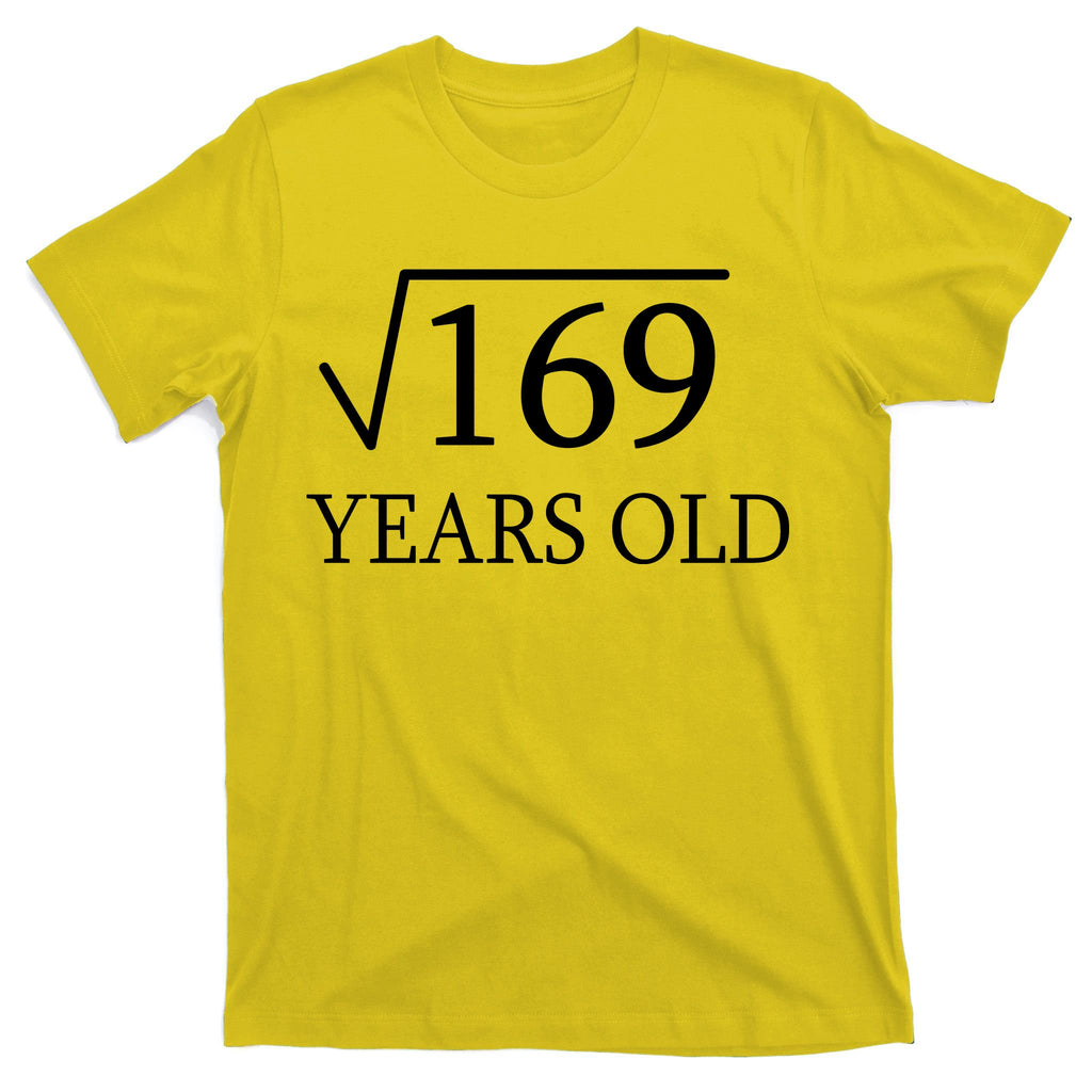 13 Years Old Square Root of 169 T-Shirt