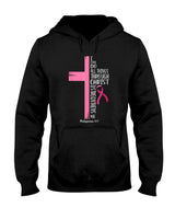 I Can Do All Things Through Christ Breast Cancer Awareness T-Shirt