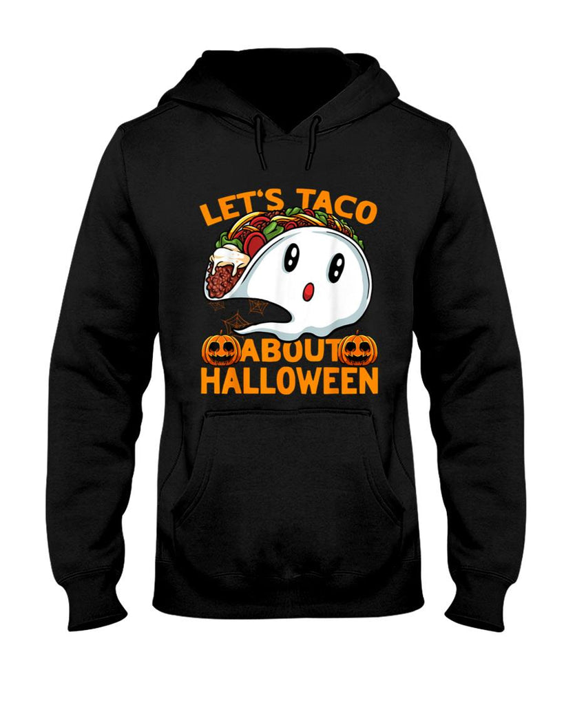 Lets Taco About Halloween Funny Ghost Taco Trick or Treat T-Shirt