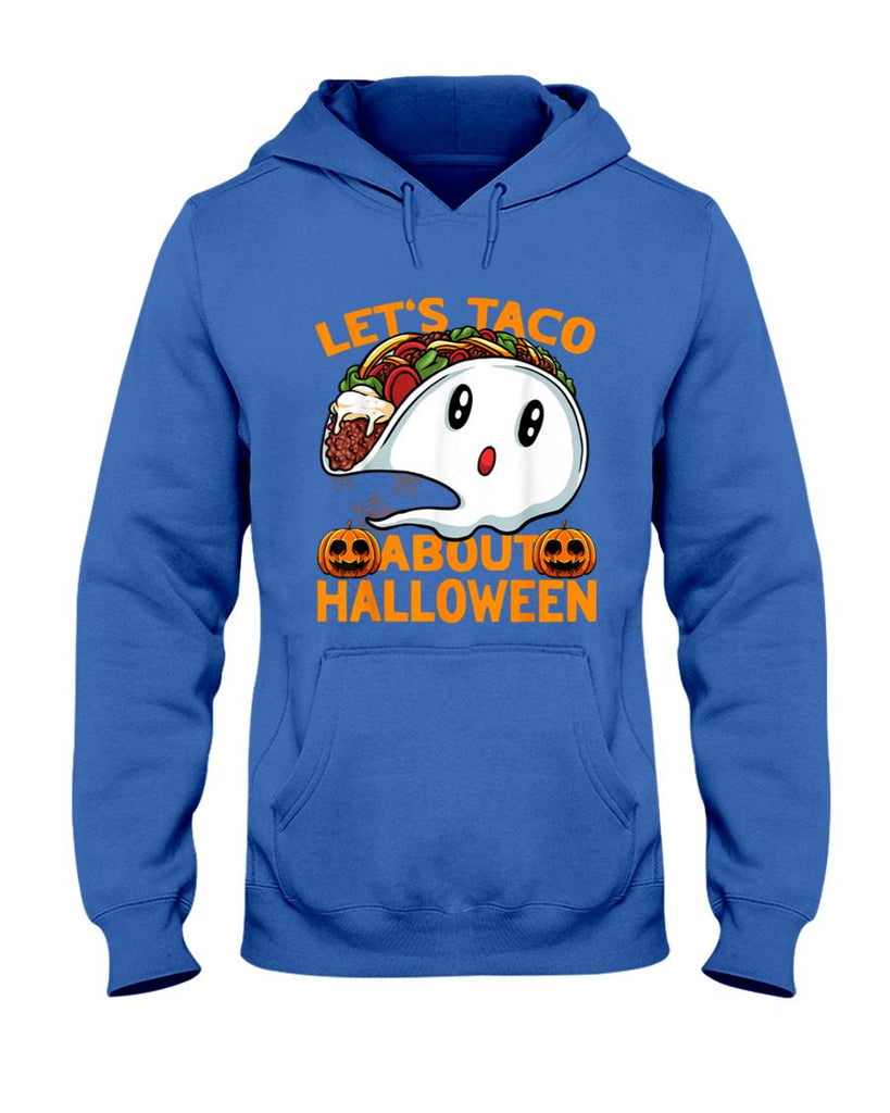 Lets Taco About Halloween Funny Ghost Taco Trick or Treat T-Shirt