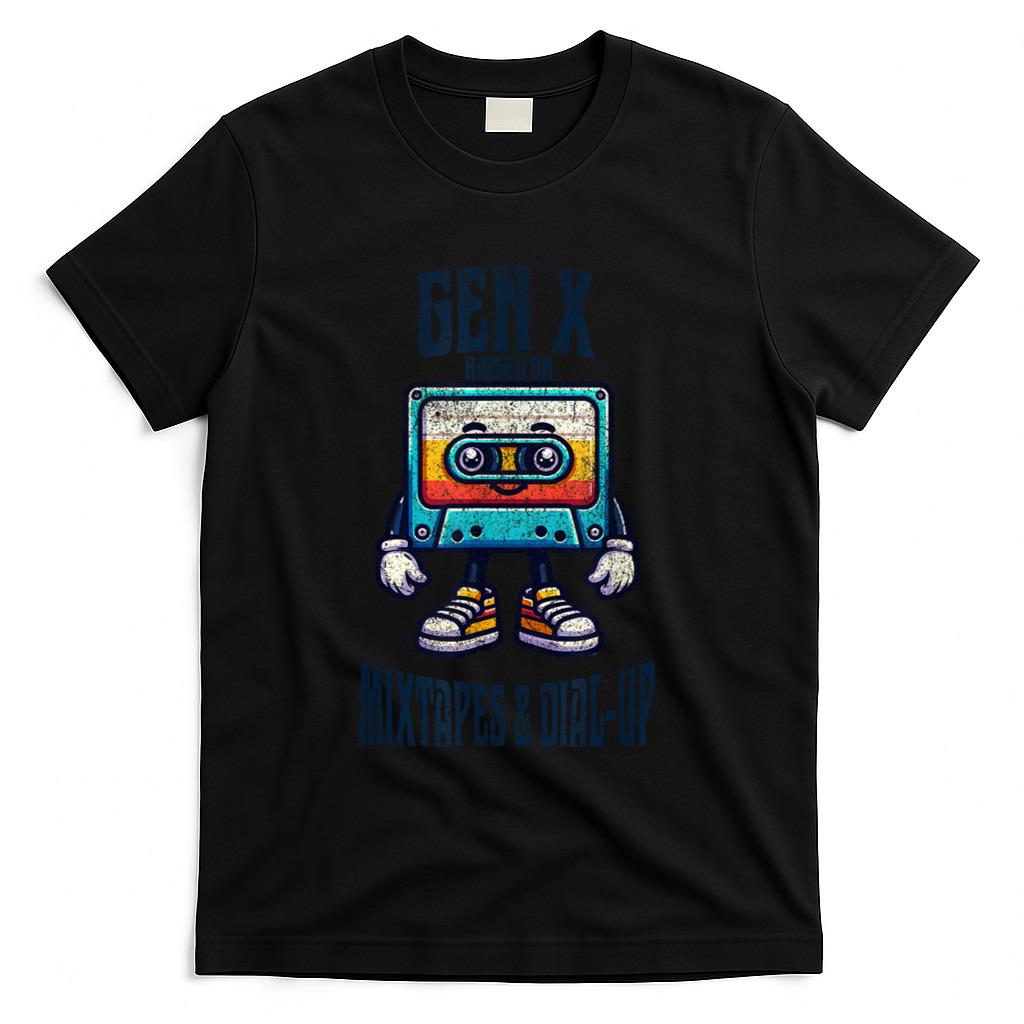 Retro Nostalgia - Gen X, Mixtapes and Dial-Up Retro 80s 90s Nostalgia T-Shirt