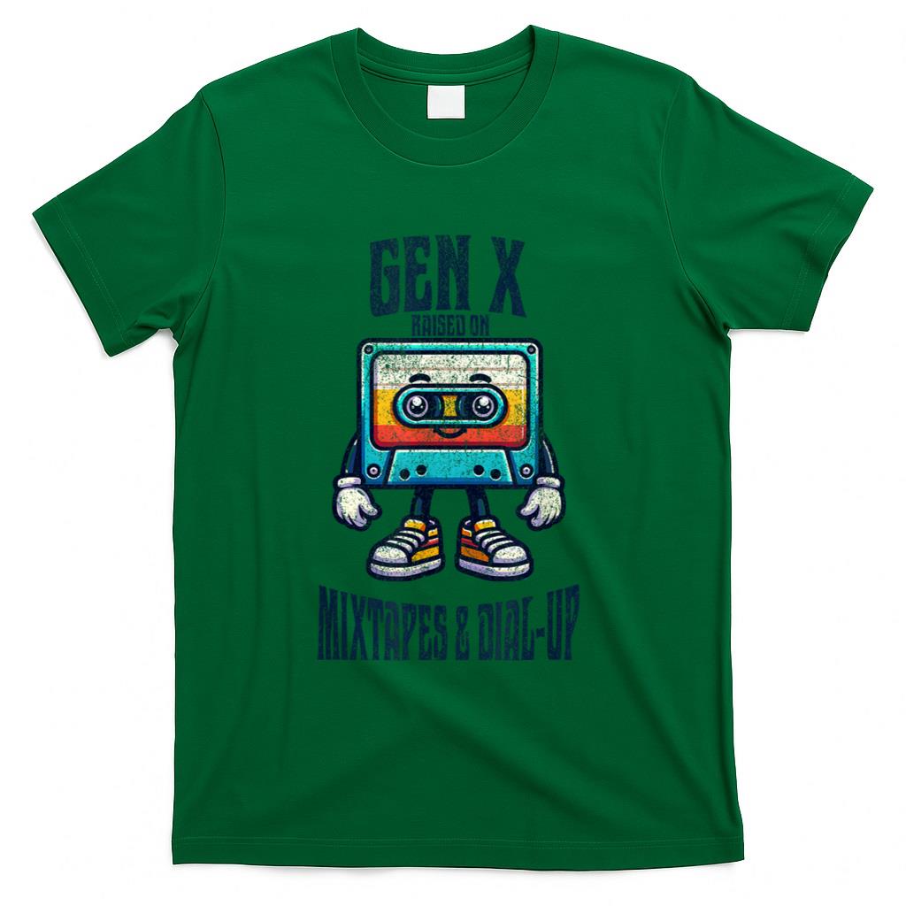 Retro Nostalgia - Gen X, Mixtapes and Dial-Up Retro 80s 90s Nostalgia T-Shirt