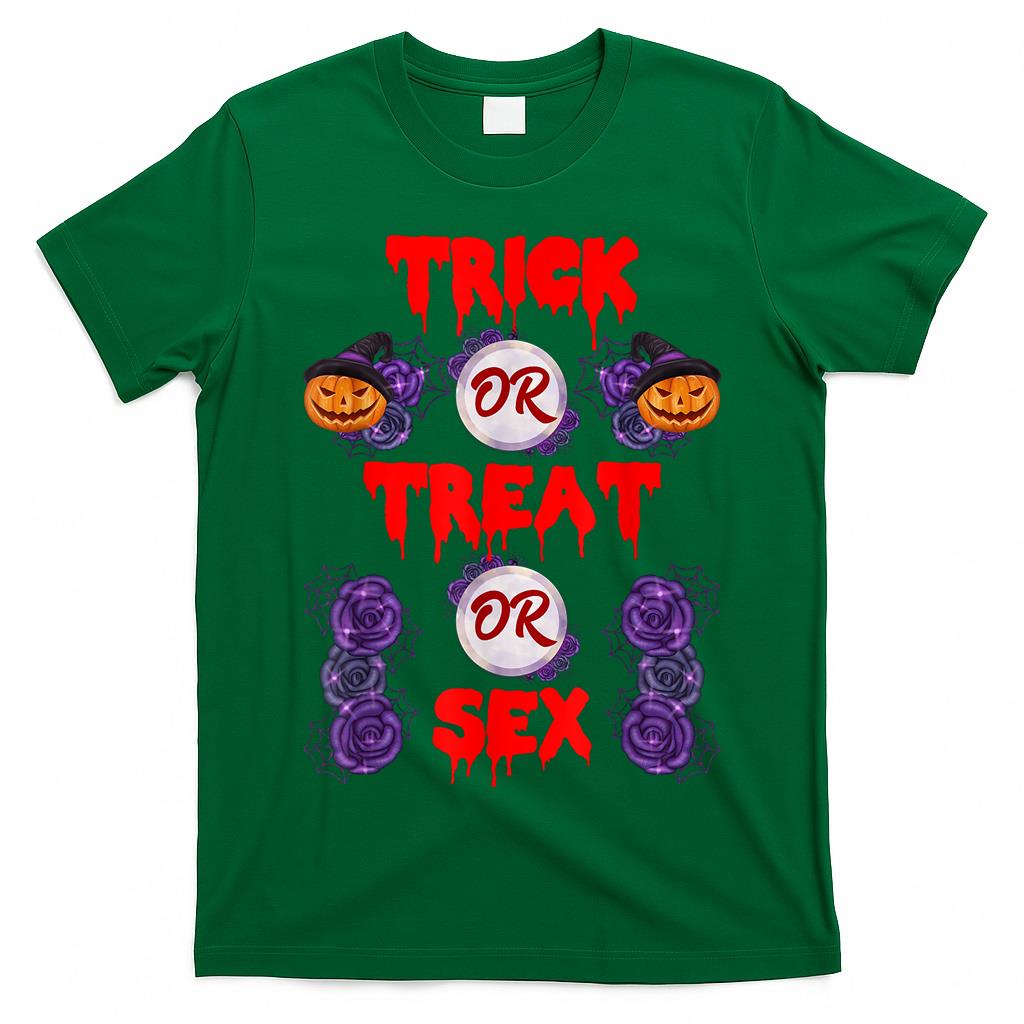 Trick or Treat or Sex Shirt Funny Halloween Costume Gift T-Shirt