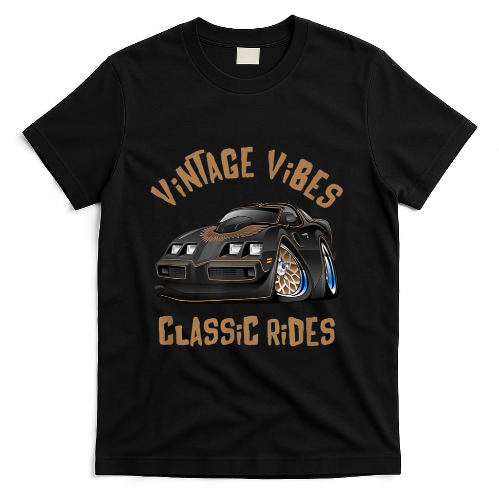 Retro Nostalgia - Vintage Vibes Classic Rides Retro Nostalgia Car Cartoon Art T-Shirt