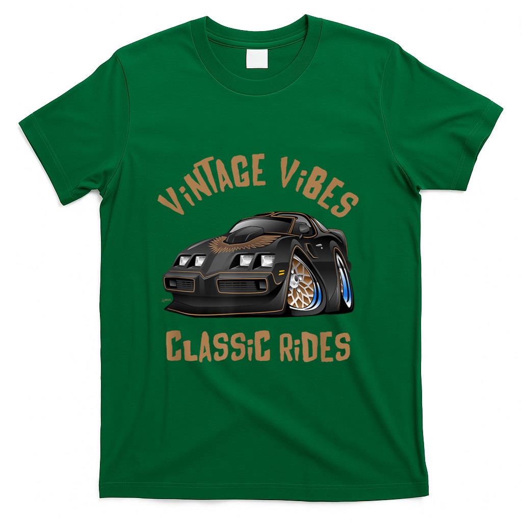 Retro Nostalgia - Vintage Vibes Classic Rides Retro Nostalgia Car Cartoon Art T-Shirt