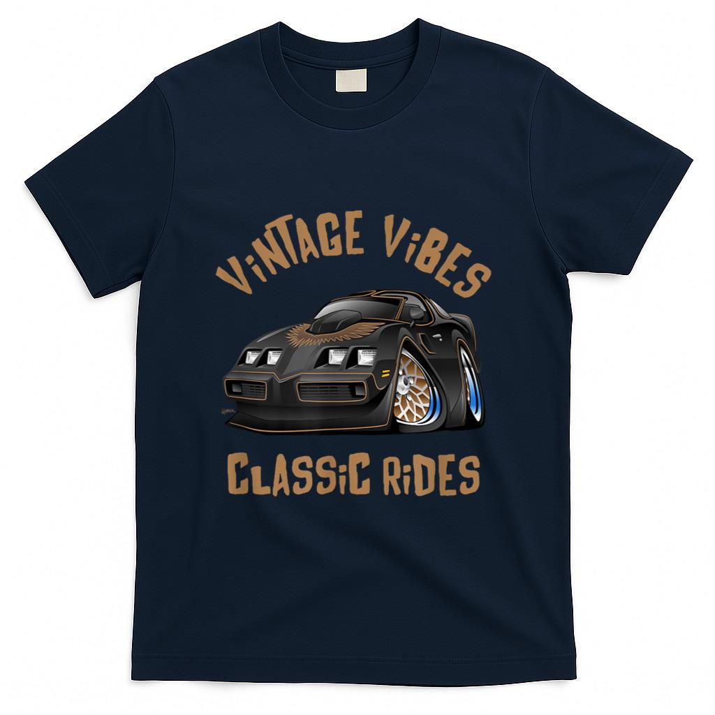 Retro Nostalgia - Vintage Vibes Classic Rides Retro Nostalgia Car Cartoon Art T-Shirt